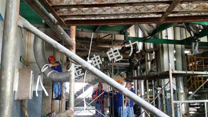 賽江西一期FRPP、鋼襯PO四氟管道安裝工程案例