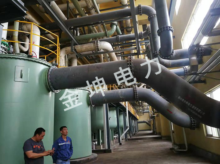 鹽城市鋼襯PO四氟管道管件安裝工程案例