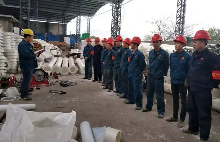 金坤公司現場安裝晨會